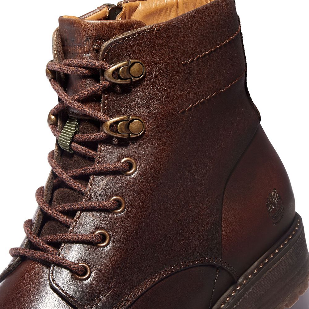 Botas de Nieve Timberland Hombre Oakrock Waterproof Marrones Oscuro - Chile LPZ-508642